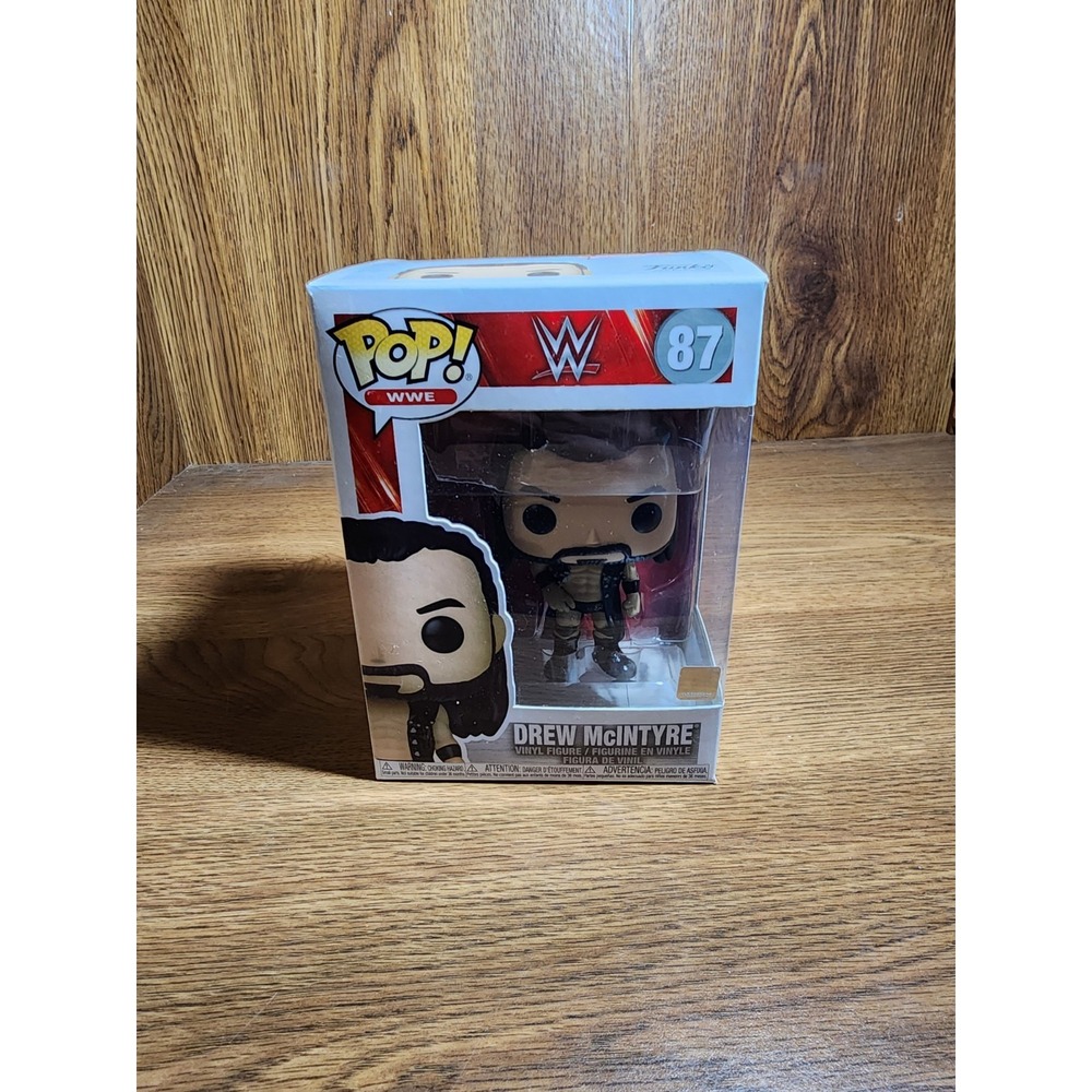 Funko Pop WWE Drew McIntyre Vinyl Figure Scottish Warrior Wrestling Collectible